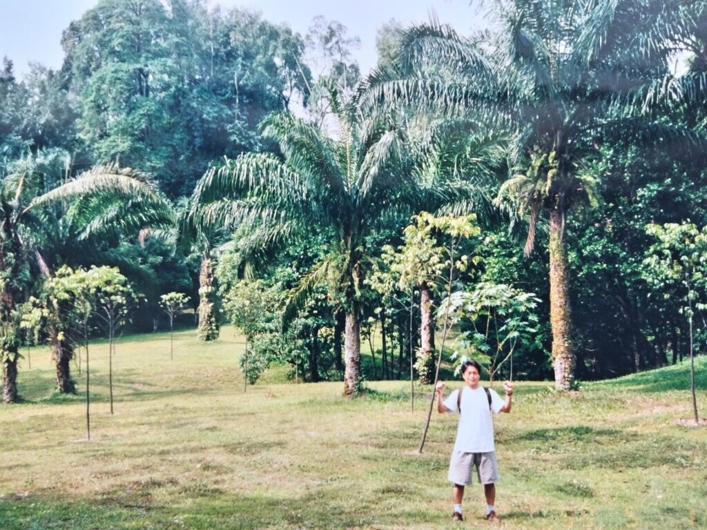 熱帯植物園。開放的な気分になった。