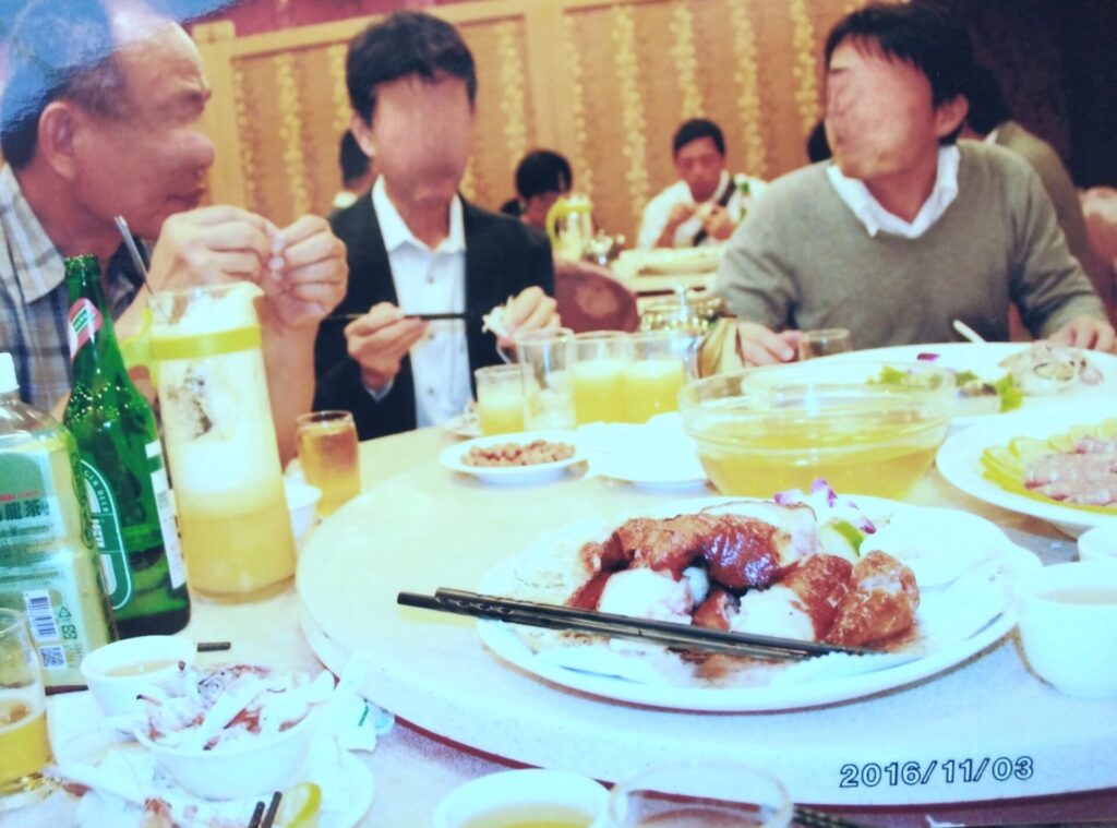 学会前夜の食事会