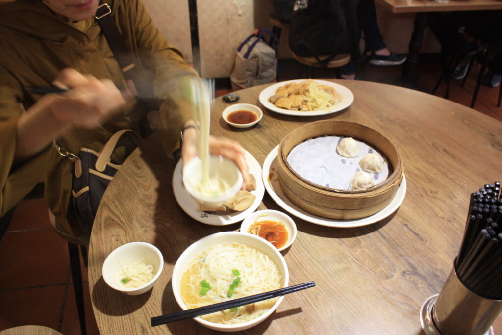 九份での昼食